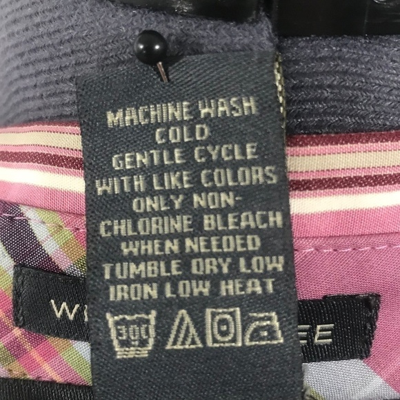 *4/$20* VanHeusen Long Sleeve Stripe Button Up Top - Picture 8 of 8